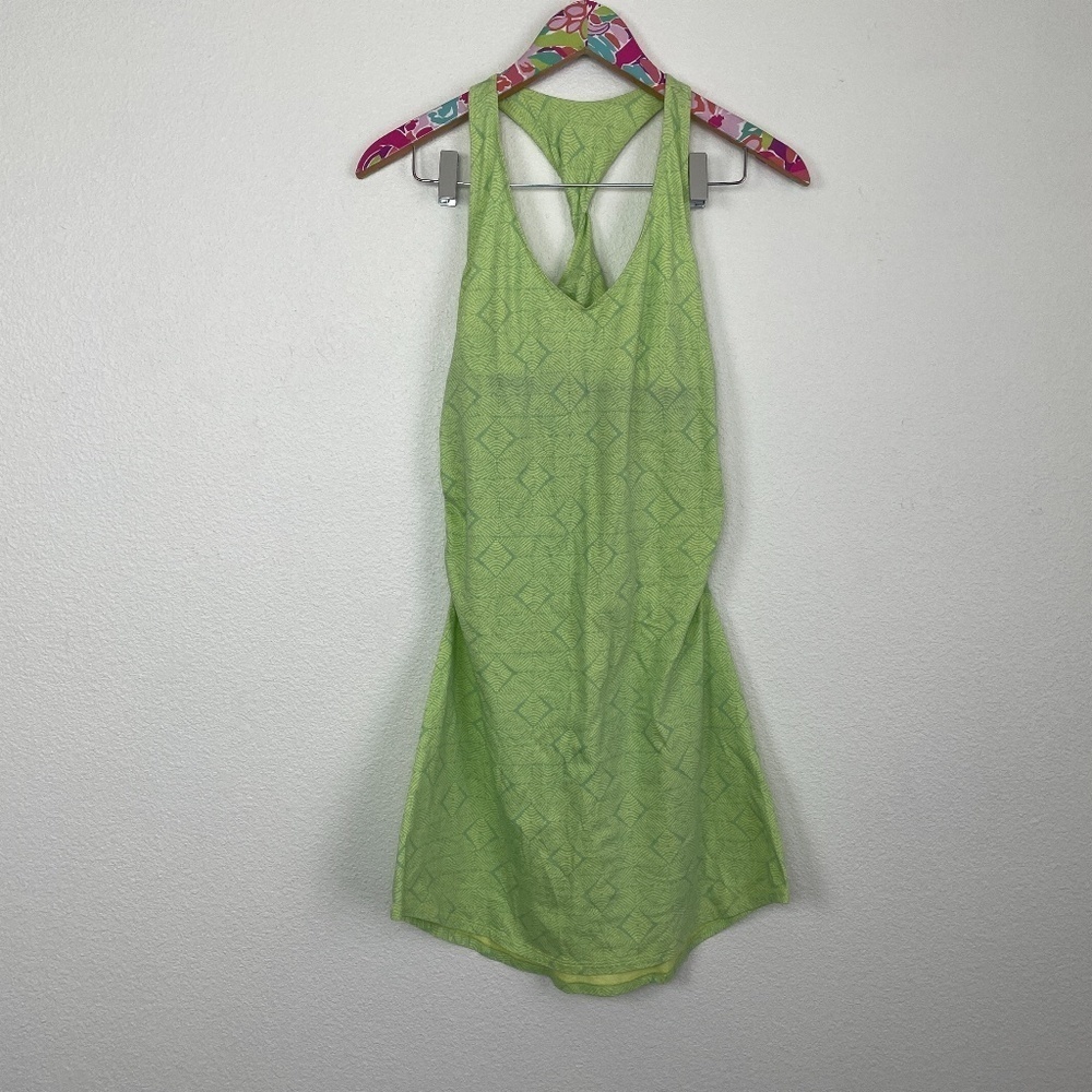 Patagonia lime green dress size XS // 1981